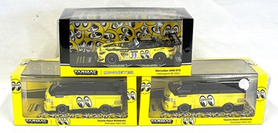 Lot 299 - Hobby 43 Tarmac Die-cast 1/43rd scale Moon Eyes Racing Cars x 3