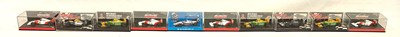 Lot 306 - Paul's Model Art Micro Champs 1/64 scale Die-cast F1 Racing Car models x 10, MIB