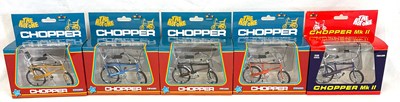 Lot 307 - Toyway The Hot One 1/12 scale Die-cast Chopper bike models x 5 MIB