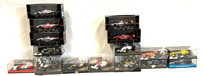 Lot 314 - Onyx Model Cars, Minichamps & Vitesse Die-cast 1/43 scale Racing Cars x 16 MIB