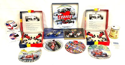 Lot 335 - Selection of Nigel Mansell related Die-cast vehicles and other collectables