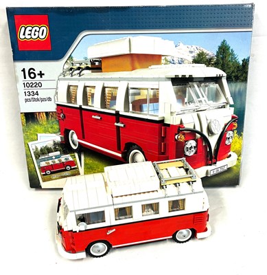 Lot 337 - Lego Volkswagen Camper Van number 10220, Near Mint, complete, with Good opened box.