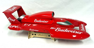 Lot 339 - Budweiser Power Boat Model Kit, complete, assembled & painted
