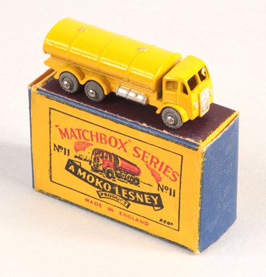 Lot 48 - Matchbox Regular Wheels 11a ERF Tanker - Stannard Code 5 Lemon Yellow Body