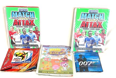 Lot 346 - Quantity of Match Attax, Moshi Monsters, Fifa World Cup and James Bond Cards and Sticker