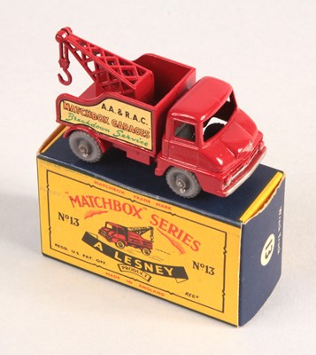 Lot 56 - Matchbox Regular Wheels 13c Ford Thames Trader Wreck Truck - Stannard Code 1 RARE TYPE C LESNEY BOX