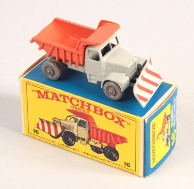 Lot 68 - Matchbox Regular Wheels 16c Scammell Snow Plough - Stannard Code 10 WITH RED/WHITE DECAL + GPW