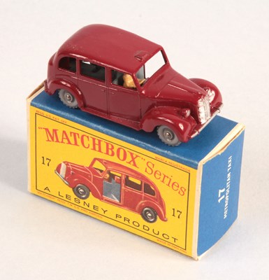 Lot 71 - Matchbox Regular Wheels 17c Austin Metropolitan Taxi - Stannard Code 2