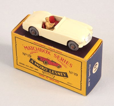 Lot 74 - Matchbox Regular Wheels 19b MGA - Stannard Code 4 with GPW & Crimped Axles