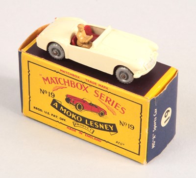 Lot 75 - Matchbox Regular Wheels 19b MGA - Stannard Code 6 WITH RARE SILVER PLASTIC WHEELS