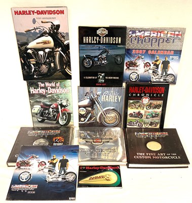 Lot 358 - Selection of Motorcycle, Harley Davidson & Chopper related books