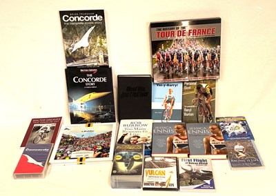 Lot 359 - Selection of Sports, Cycling & Aviation related books