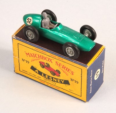 Lot 76 - Matchbox Regular Wheels 19c Aston Martin DBR5 - Stannard Code 2 with racing number 52 decals