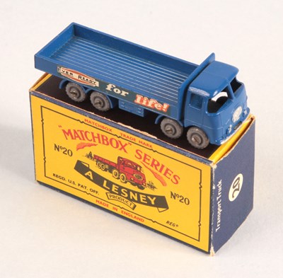 Lot 79 - Matchbox Regular Wheels 20b ERF 68G Dropside Truck - RARE Stannard Code 1 WITH ORANGE DECALS
