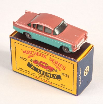 Lot 87 - Matchbox Regular Wheels 22b Vauxhall Cresta PA - Stannard Code 11 Metallic Dark Pink & Turquoise