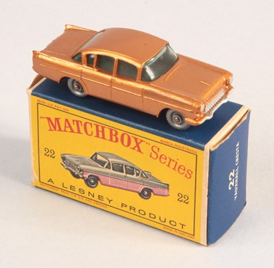 Lot 90 - Matchbox Regular Wheels 22b Vauxhall Cresta PA - Stannard Code 20 - Metallic Light Gold + SPW