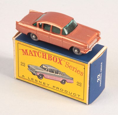 Lot 91 - Matchbox Regular Wheels 22b Vauxhall Cresta PA - Stannard Code 23 - Metallic Copper Body + GPW
