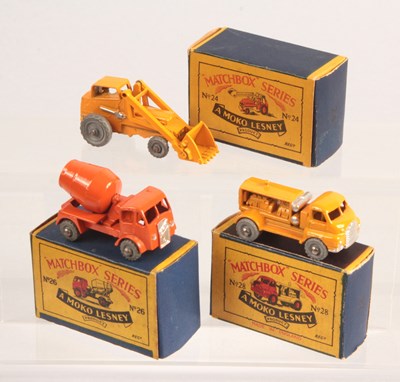 Lot 97 - Matchbox Regular Wheels Group of 3 x Construction Vehicles