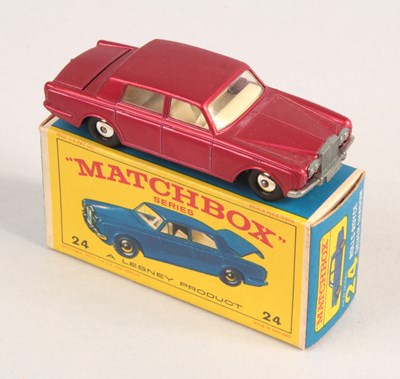 Lot 99 - Matchbox Regular Wheels 24c Rolls Royce Silver Shadow - Stannard Code 1 WITH CERISE BODY