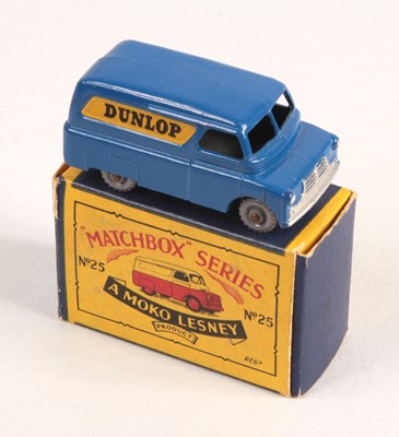 Lot 101 - Matchbox Regular Wheels 25a Bedford CA Dunlop Van - Stannard Code 5 WITH RARE 9mm DIAMETER GPW