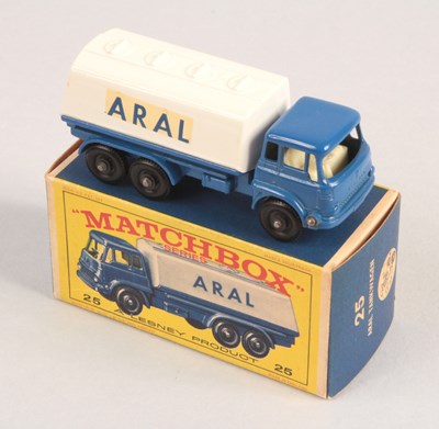 Lot 107 - Matchbox Regular Wheels 25c Bedford TK Aral Tanker NEAR MINT BOXED