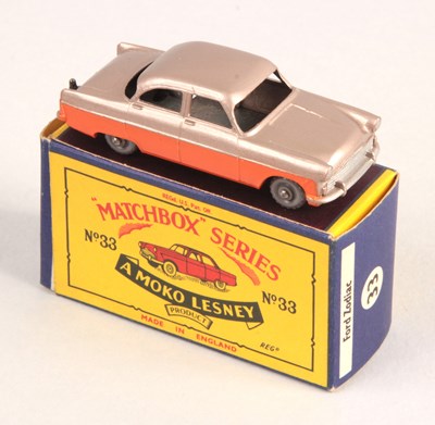 Lot 144 - Matchbox Regular Wheels 33a Ford Zodiac - Stannard Code 11 WITHOUT WINDOWS FITTED + GPW
