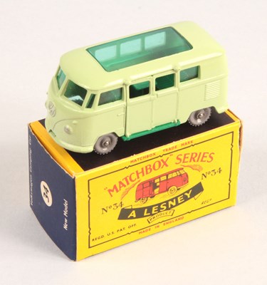 Lot 152 - Matchbox Regular Wheels 34b Volkswagen Transporter Camper Van - Stannard Code 2