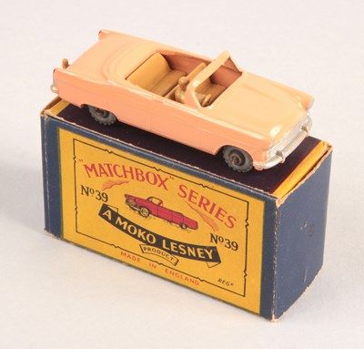 Lot 166 - Matchbox Regular Wheels 39a Ford Zodiac Convertible - Stannard Code 1 RARE TAN INTERIOR & BASE