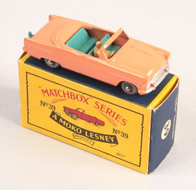 Lot 167 - Matchbox Regular Wheels 39a Ford Zodiac Convertible - Stannard Code 10 with 18-TREAD GPW
