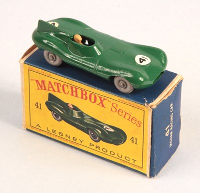 Lot 176 - Matchbox Regular Wheels 41b Jaguar D-Type - UNLISTED STANNARD CODE 36-TREAD GPW + TYPE A BASE