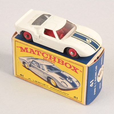 Lot 179 - Matchbox Regular Wheels 41c Ford GT40 - Stannard Code 1 WITH RARE RED PLASTIC HUBS