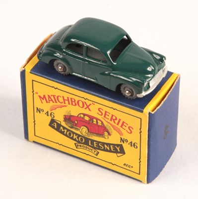Lot 195 - Matchbox Regular Wheels 46a Morris Minor - Stannard Code 3 with Metal Wheels