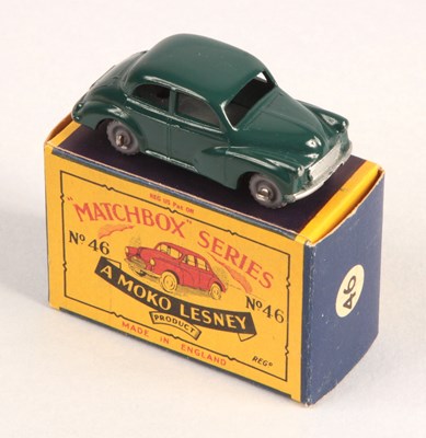 Lot 196 - Matchbox Regular Wheels 46a Morris Minor - Stannard Code 5 with GPW & CRIMPED AXLES