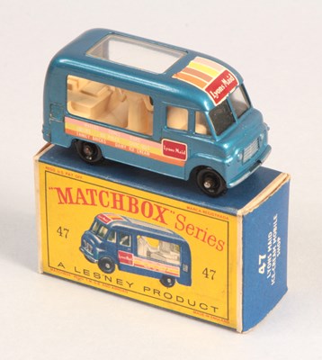 Lot 206 - Matchbox Regular Wheels 47b Commer Ice Cream Van - Stannard Code 1 Metallic Blue Body