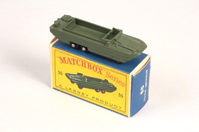 Lot 239 - Matchbox Regular Wheels 55a D.U.K.W. Amphibian BPW + VERY RARE TYPE D1BOX