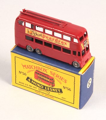 Lot 243 - Matchbox Regular Wheels 56a London Trolleybus "Drink Peardrax" - Stannard Code 6 with SPW
