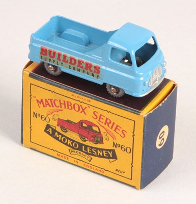 Lot 254 - Matchbox Regular Wheels 60a Morris J2 Pick-up Truck - Stannard Code 1 WITH BLACK LETTERED DECALS