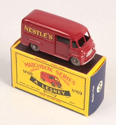 Lot 270 - Matchbox Regular Wheels 69a Commer Nestle's Van - Stannard Code 4 WITH TYPE C LESNEY BOX