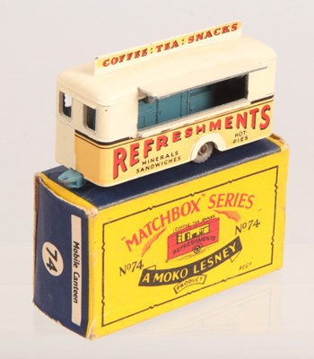 Lot 276 - Matchbox Regular Wheels 74a Mobile Refreshments Canteen - Stannard Code 1 WHITE BODY + GPW