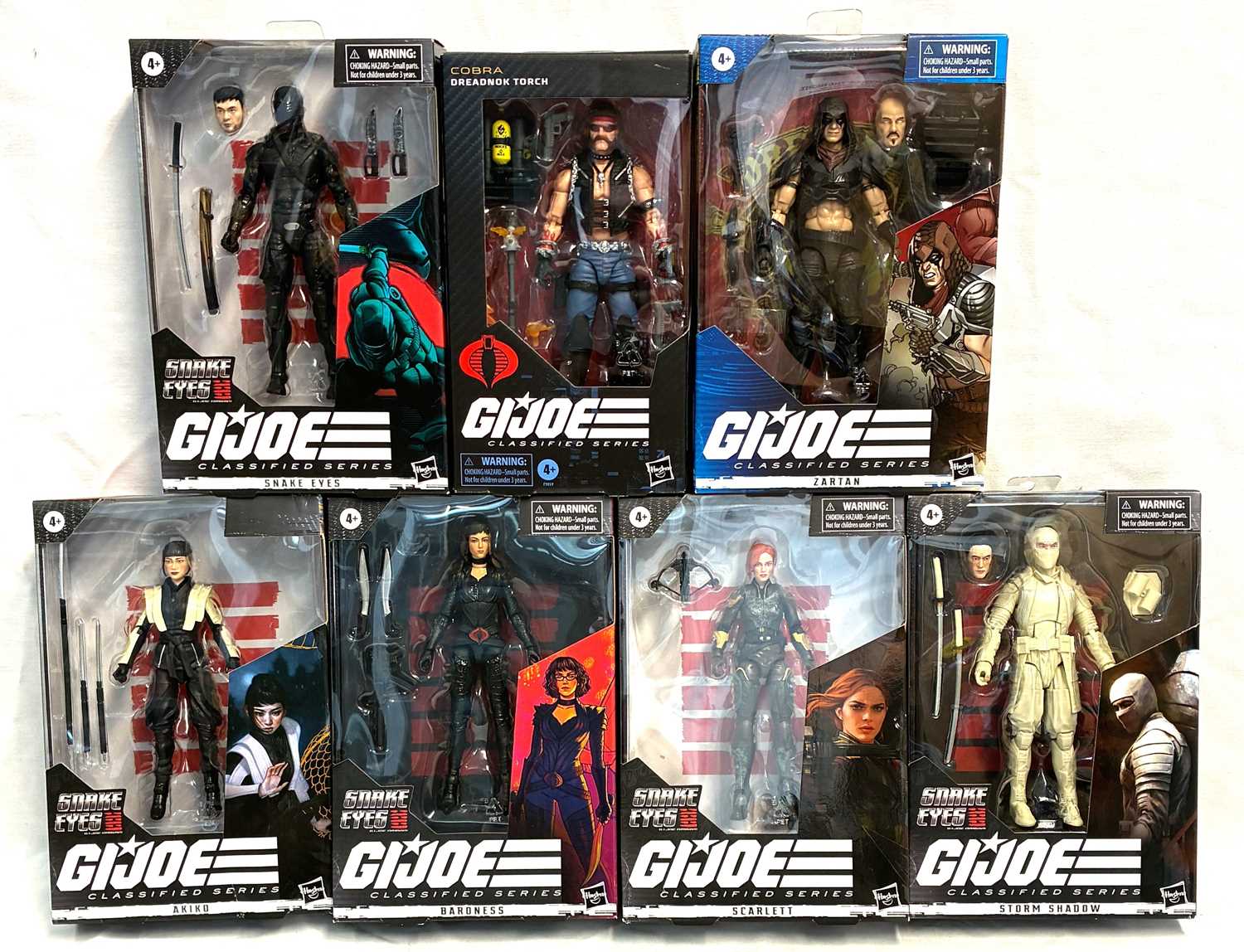 Lot 13 - Hasbro GI Joe Classified Series 6" figures x 7 MISP