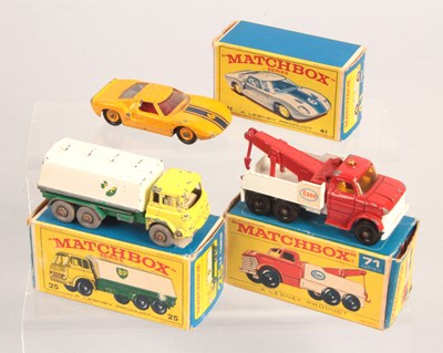 Lot 291 - Matchbox Regular Wheels Group of 3 x Mid to Late 1960's Issue Harder to Find Models