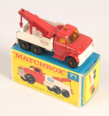 Lot 292 - Matchbox Regular Wheels 71c Ford Esso Heavy Wreck Truck - Stannard Code 2 WITH RARE AMBER WINDOWS