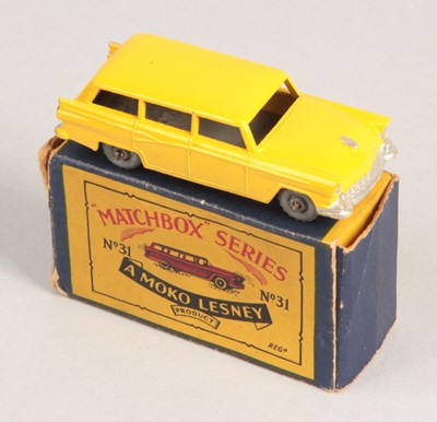 Lot 294 - Matchbox Regular Wheels 31a Ford Customline Station Wagon - Stannard Code 1 WITH TYPE A HOOD INTERIOR