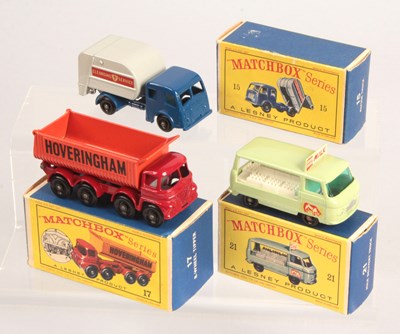 Lot 303 - Matchbox Regular Wheels Group of 3 x Commercial Vehicles