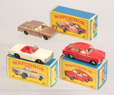 Lot 304 - Matchbox Regular Wheels Group of 3 x Late 1960's Issue Cars