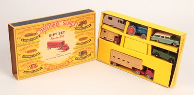 Lot 309 - Matchbox Regular Wheels G-4 Farm Gift Set