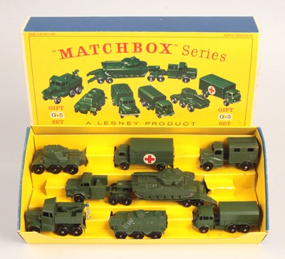 Lot 311 - Matchbox Regular Wheels G-5 Army Gift Set in Type D Box - see description.