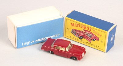 Lot 339 - Matchbox Regular Wheels 53b Mercedes 220SE Coupe "Like a Mercedes?" VERY RARE PROMOTIONAL ISSUE