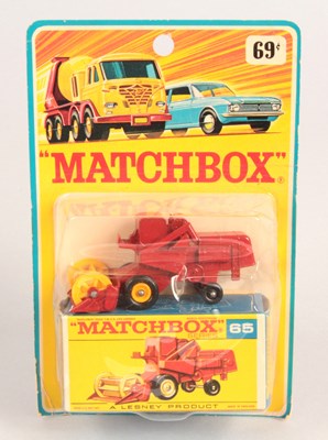 Lot 340 - Matchbox Regular Wheels 65c CLASS Combine Harvester in RARE Late 1969 US Issue Blister Pack
