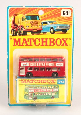 Lot 341 - Matchbox Regular Wheels 74b Daimler Fleetline Bus in RARE Late 1969 US Issue Blister Pack
